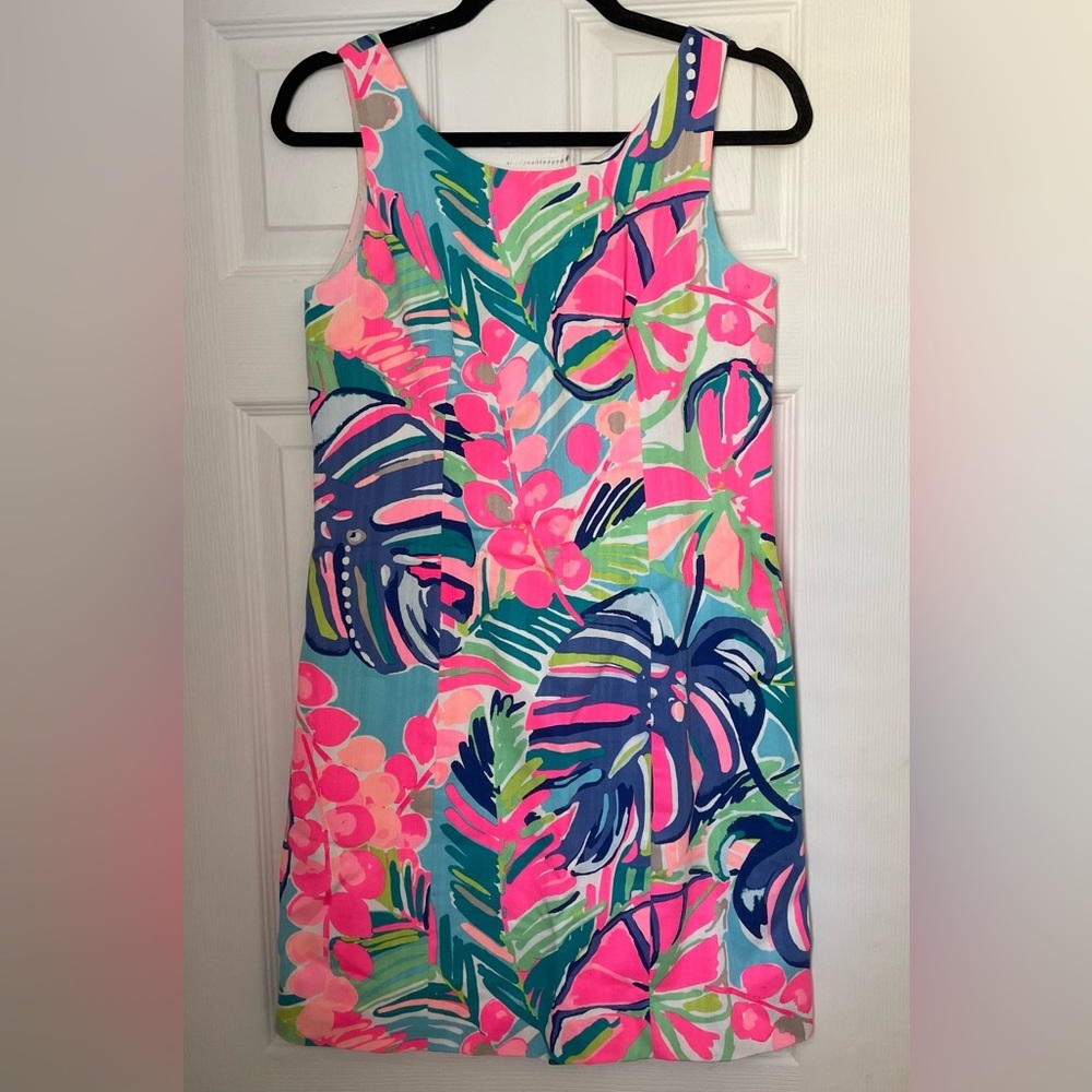 Lilly Pulitzer Pink‎ and White Floral Dress